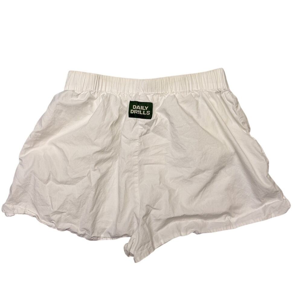 Daily Drills Poplin Boxer Shorts Women's Small Pajama Loungewear Minimalist